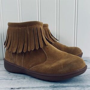 Carter’s Kids Cata Chic Stylish Bohemian Fringe Toddler Bootie Boots Sz 9